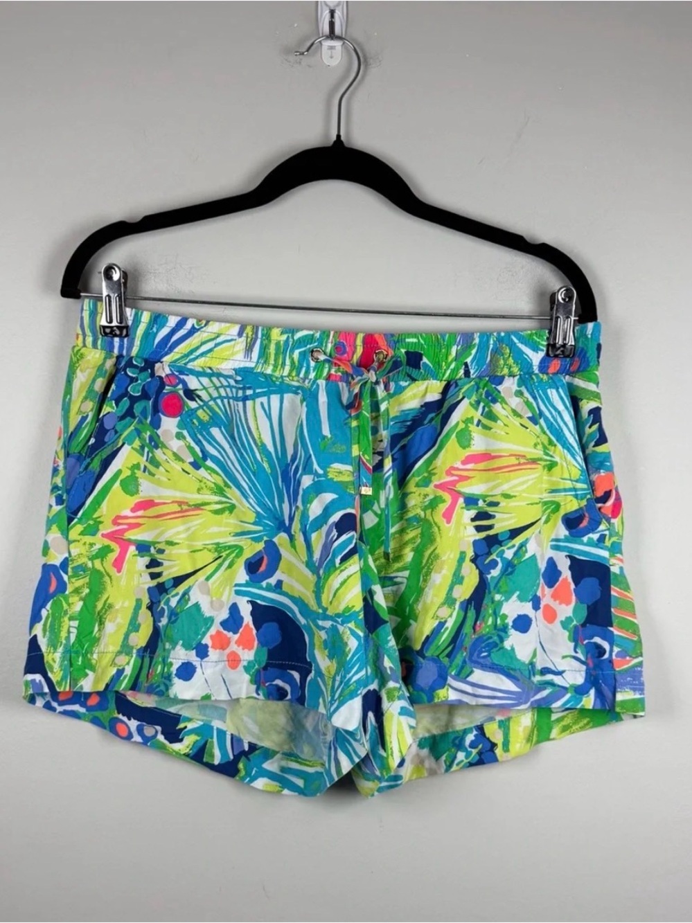 Lilly Pulitzer Katia Short Purrrfect Giraffe Print Rayon Pull On Shorts XS